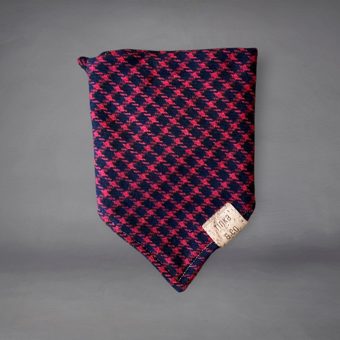 Red, Blue and Black Check - Dapper Dog Bandana