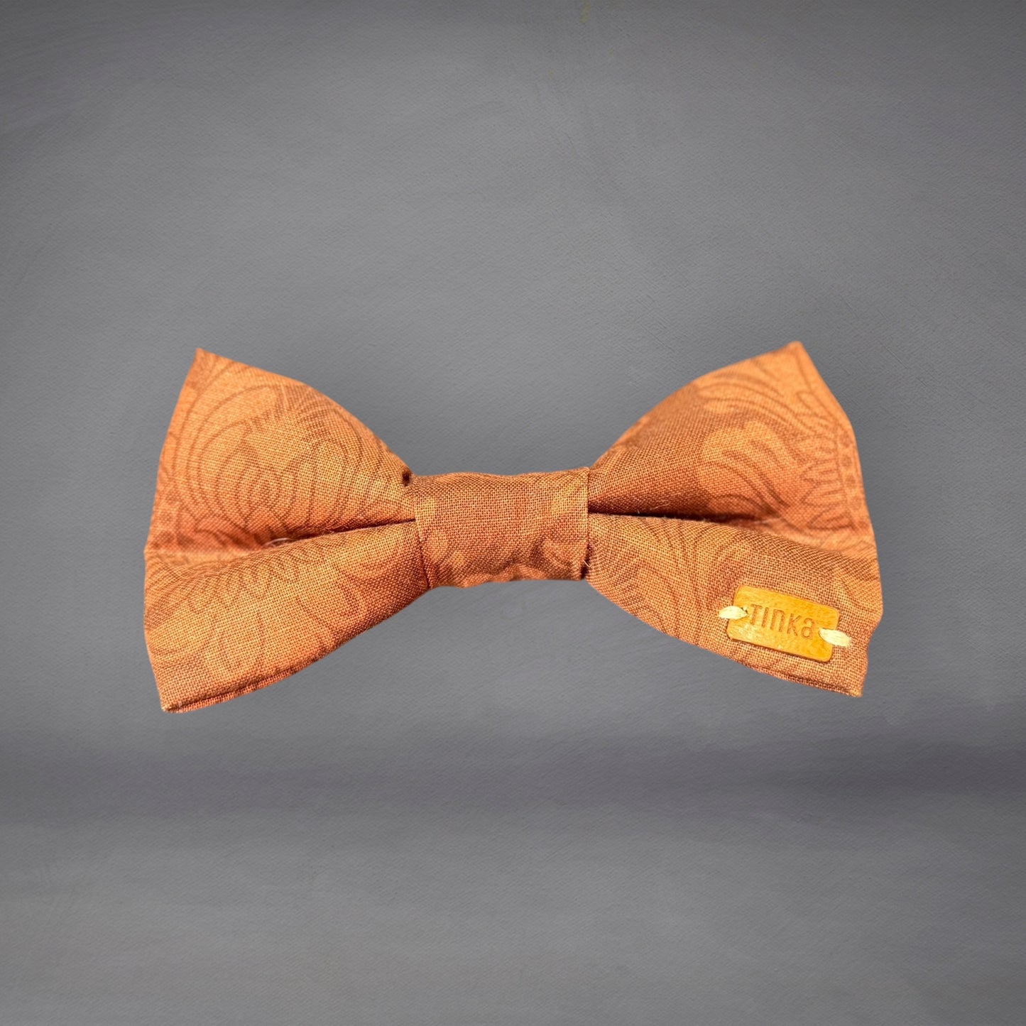 Floral Brown - Dog Bow-Ties