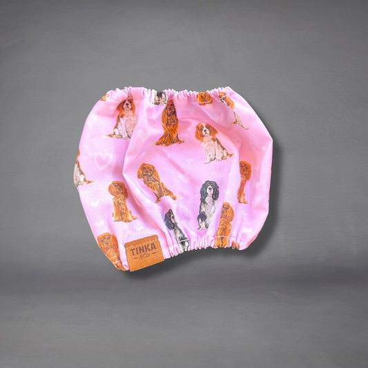 Pink Mixed Cavalier King Charles Spaniel | Snood