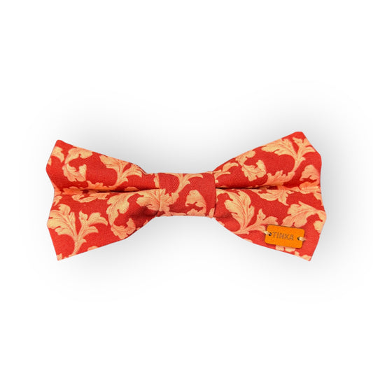 Red Floral - Dog Bow-Ties