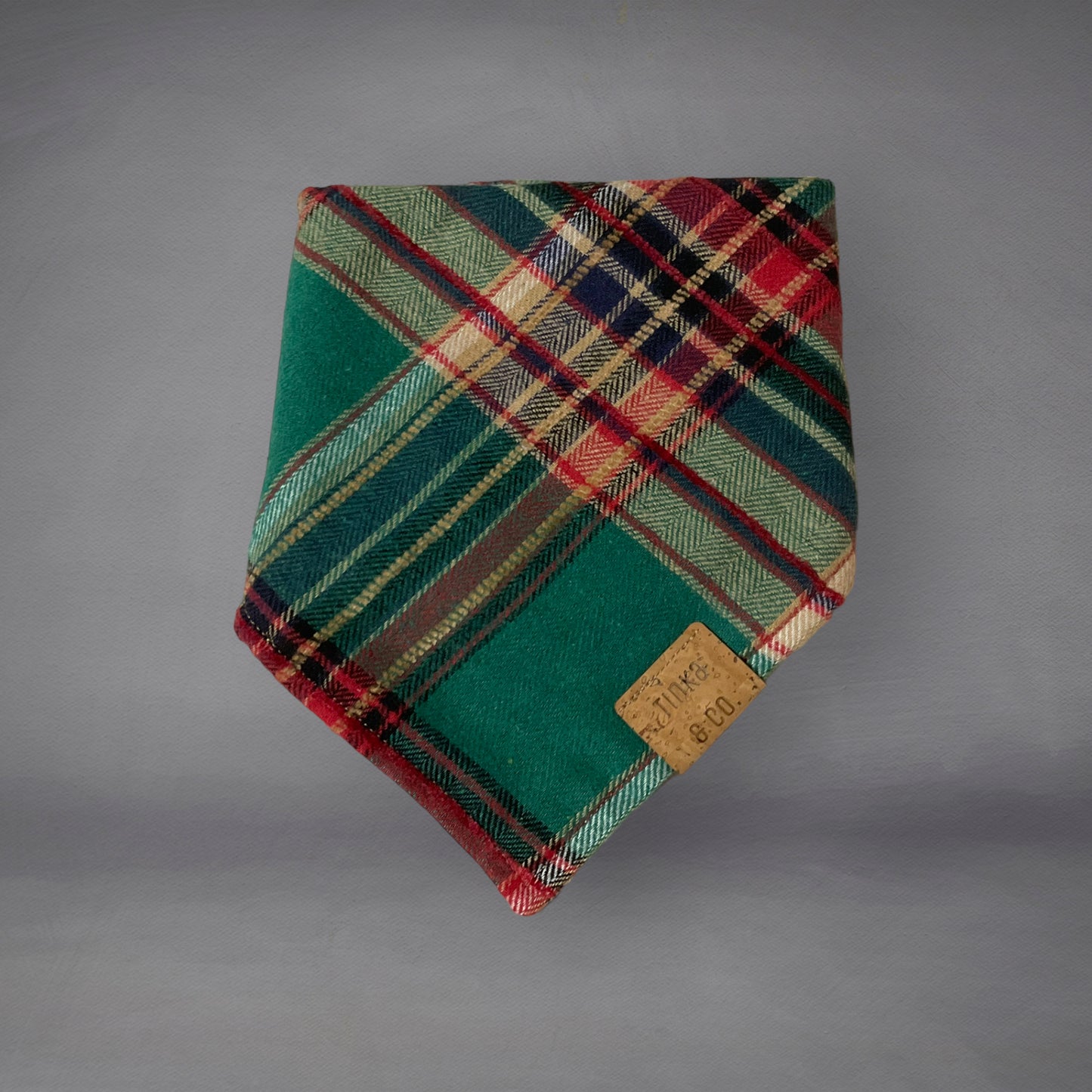 Green & Red Tartan | Dapper Dog Bandana