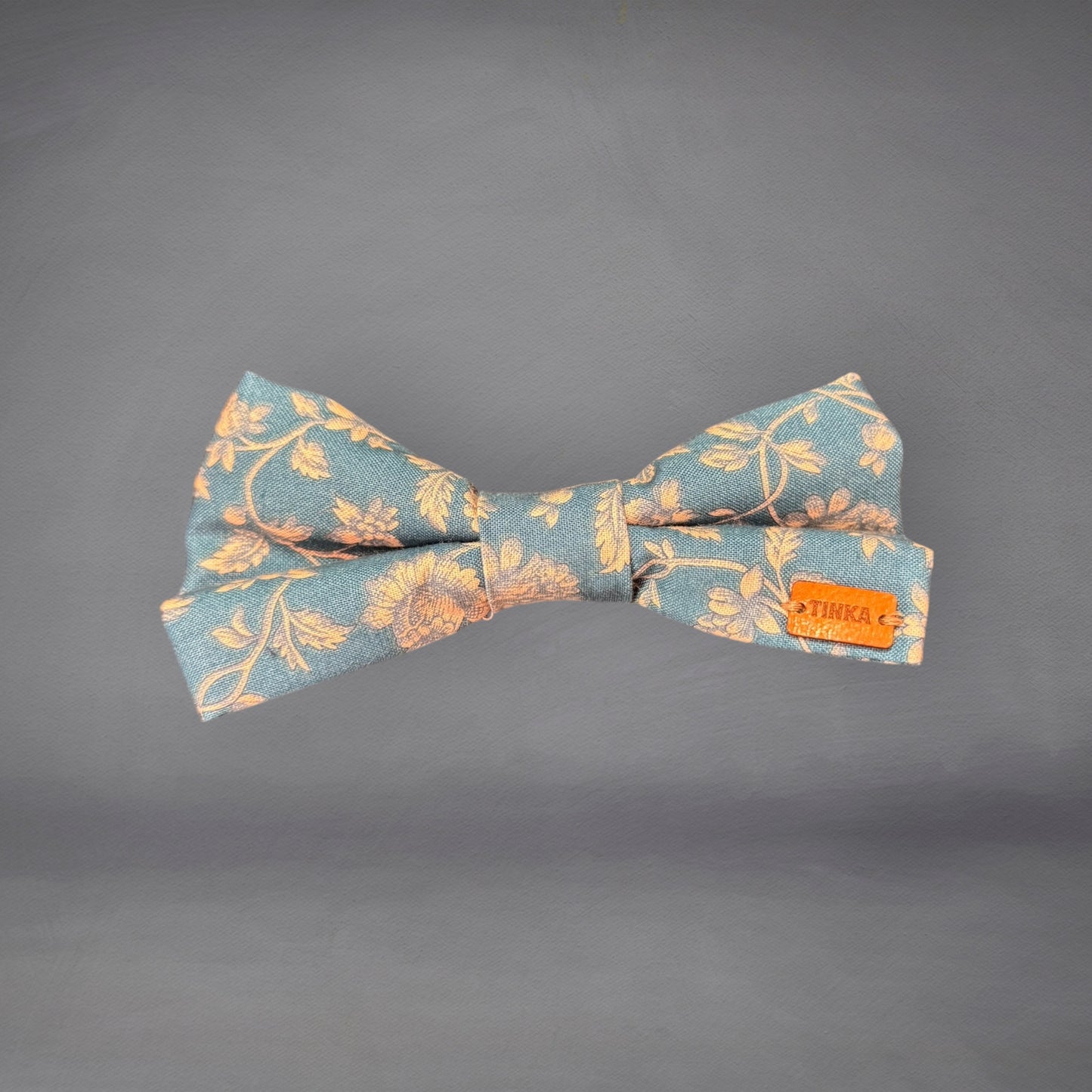 Blue & White Flowers - Dog Bow-Ties