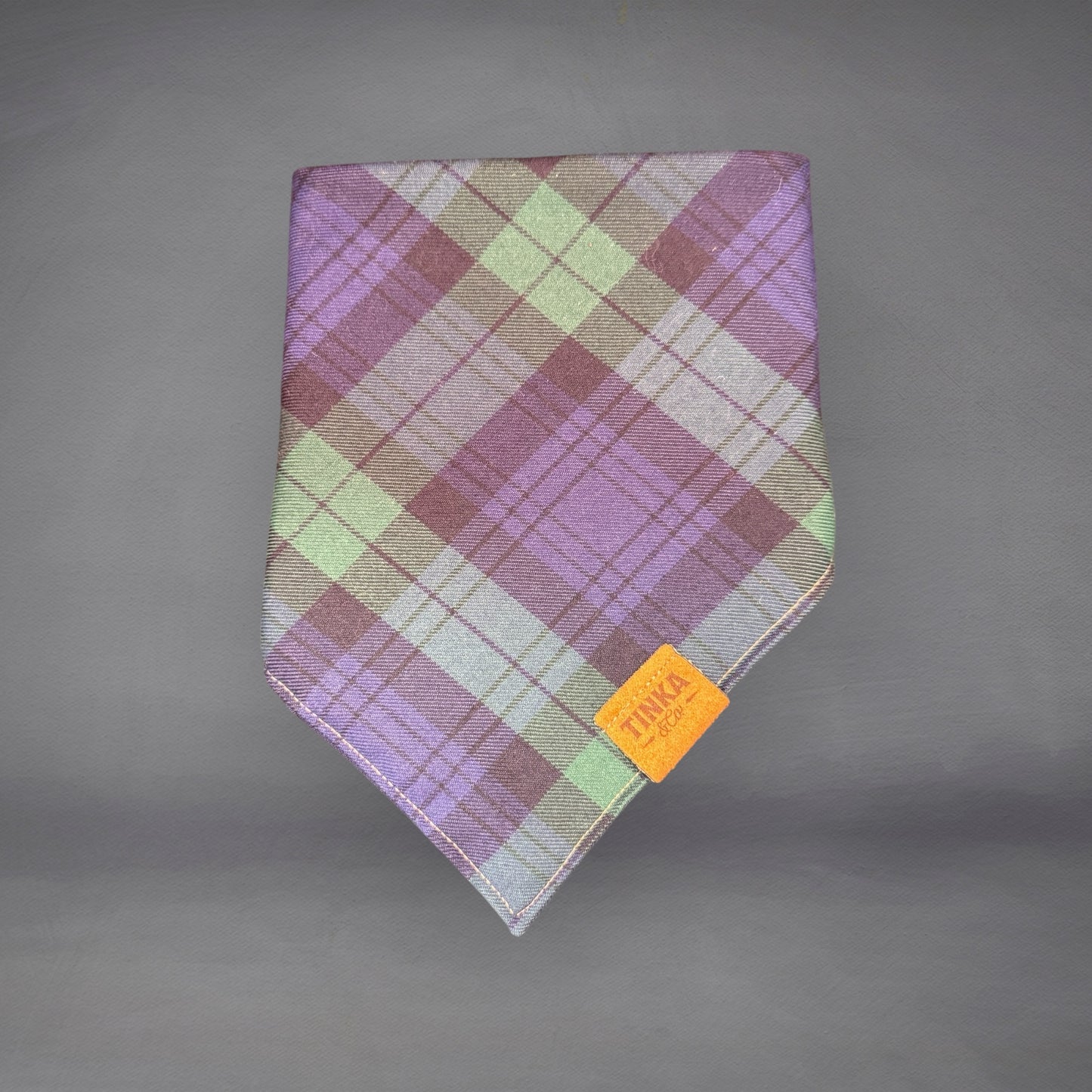 Green & Blue Tartan - Dapper Dog Bandana