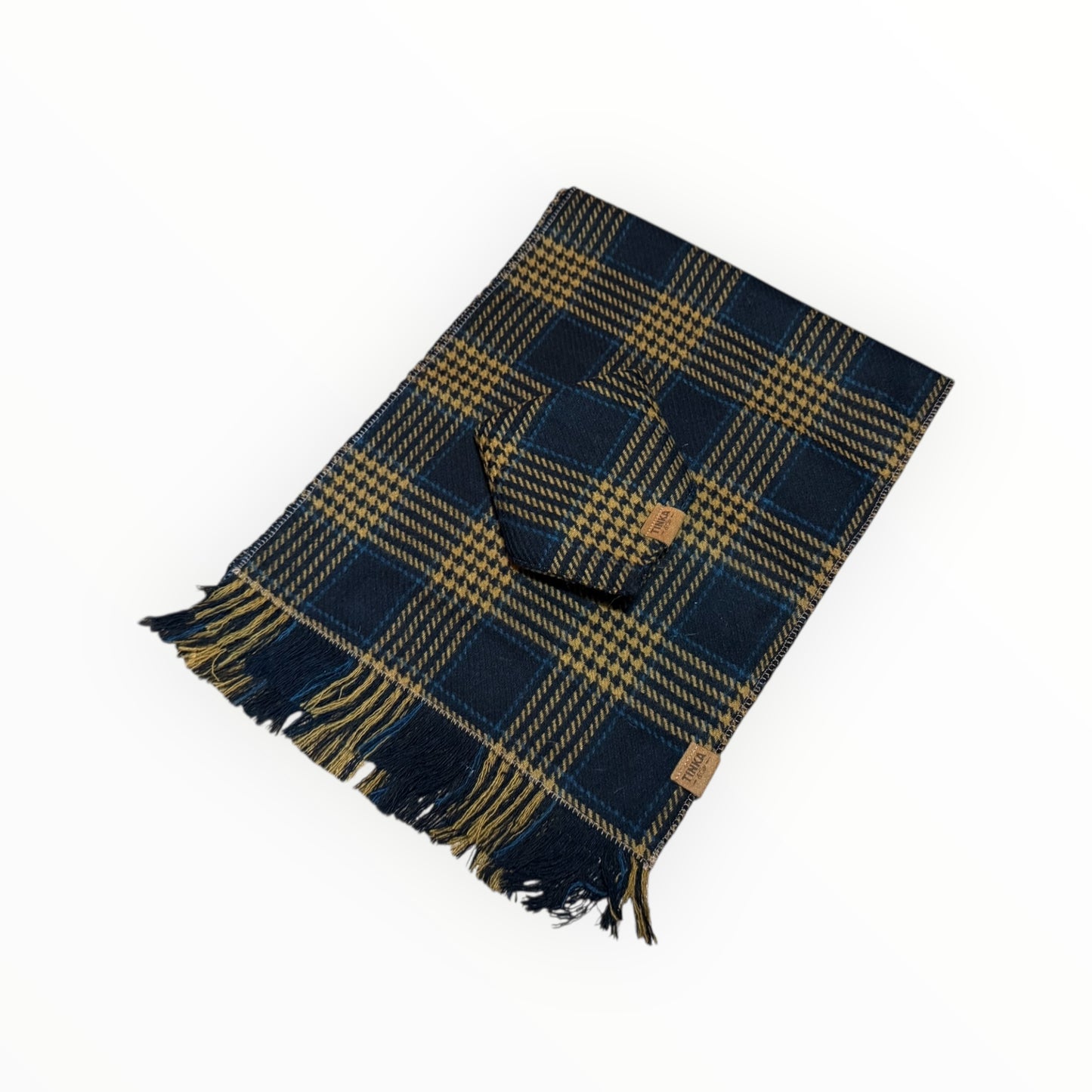 Yellow Bundle: Human Scarf and Matching Dog Bandana