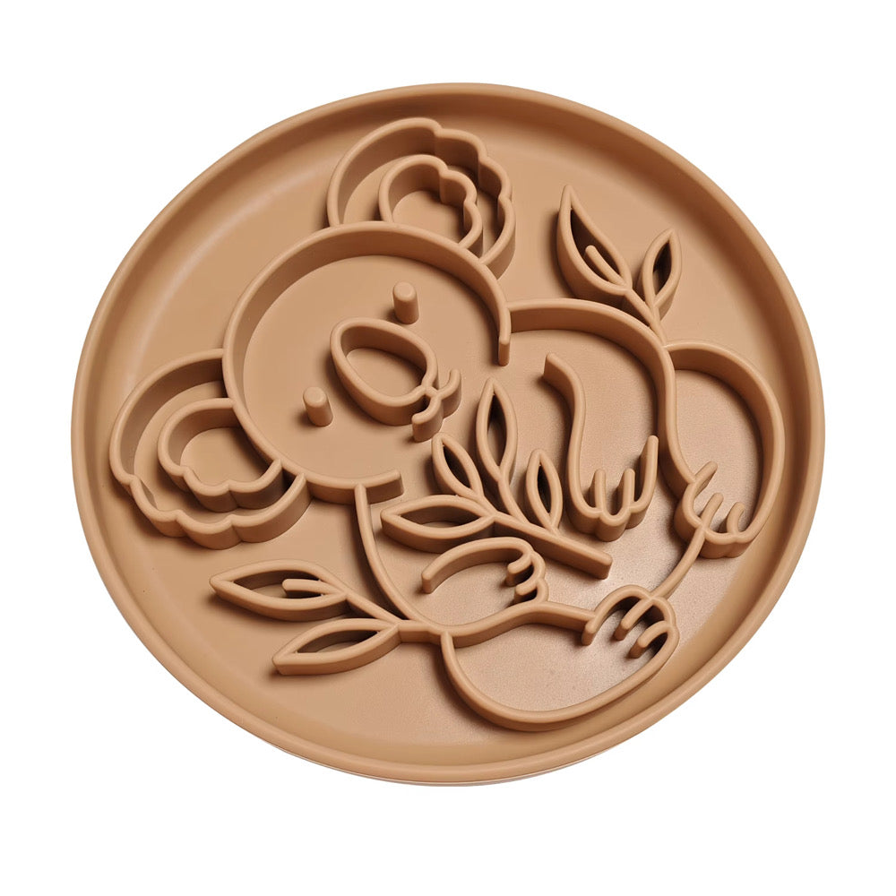 Koala Slow Feeder Bowl (Beige)