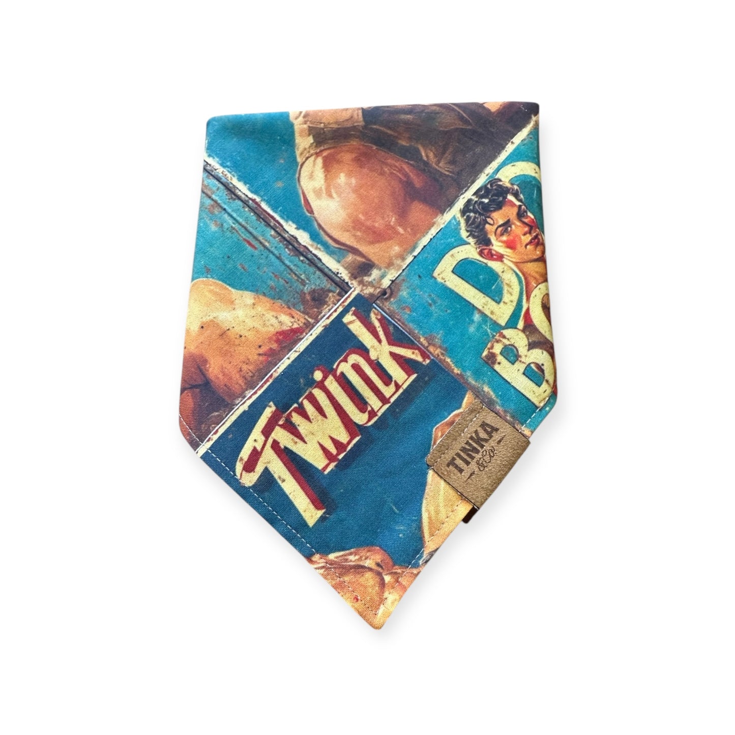 Retro Pulp Men | Dog Bandana (Adults Only)