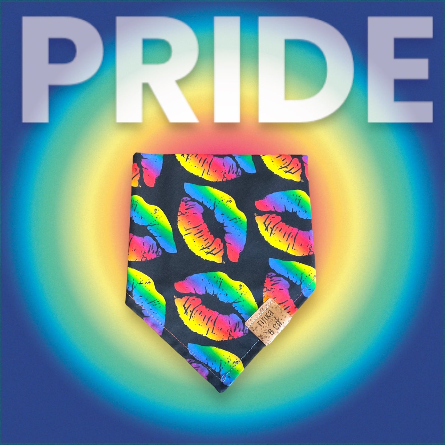 Rainbow Kiss | Dog Bandana