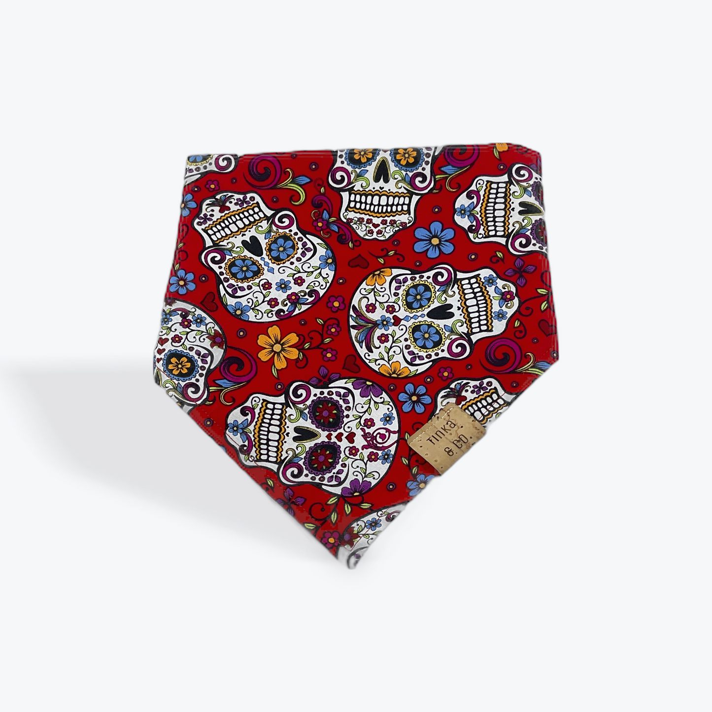 Red Skulls | Dog Bandana