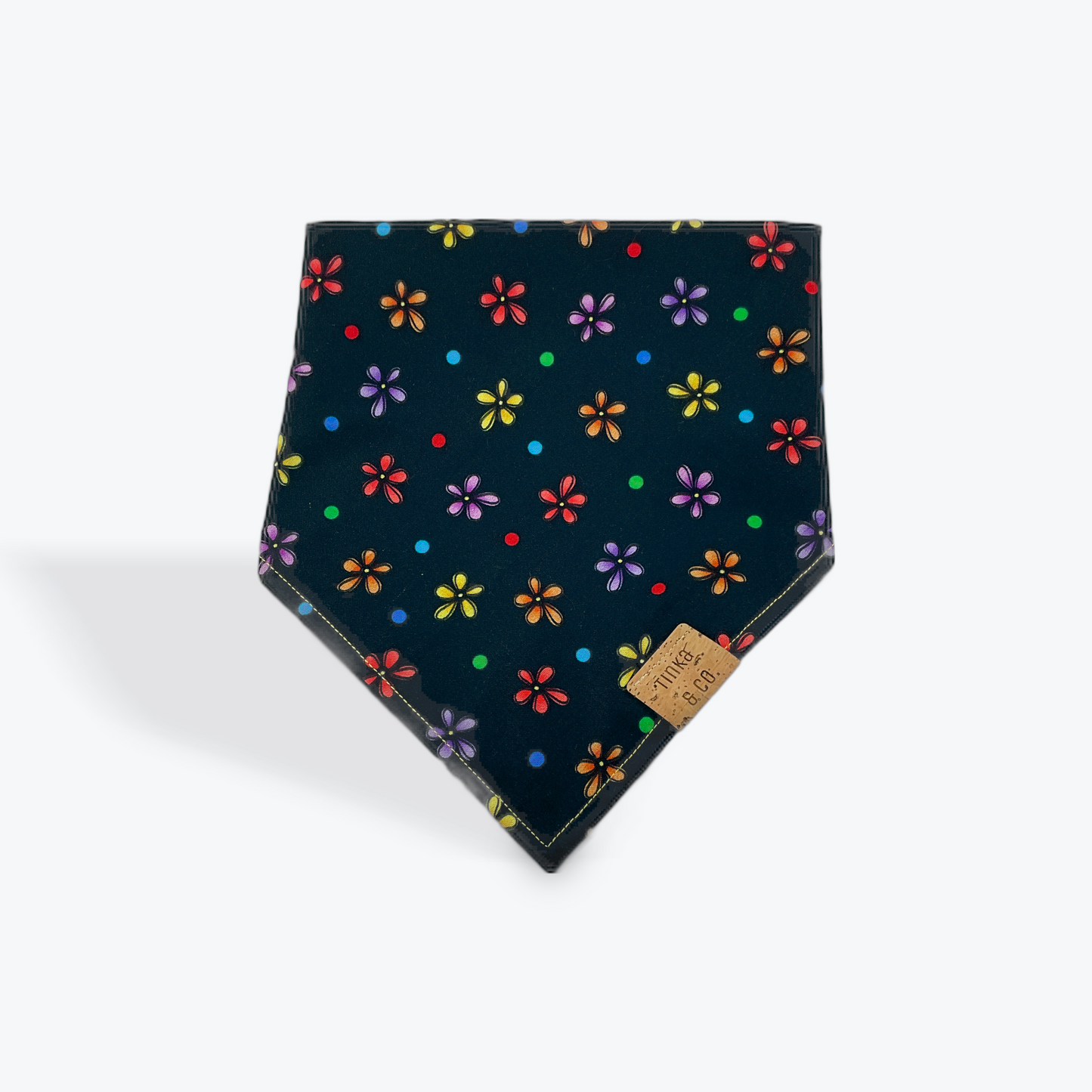 Rainbow Flowers | Dog Bandana