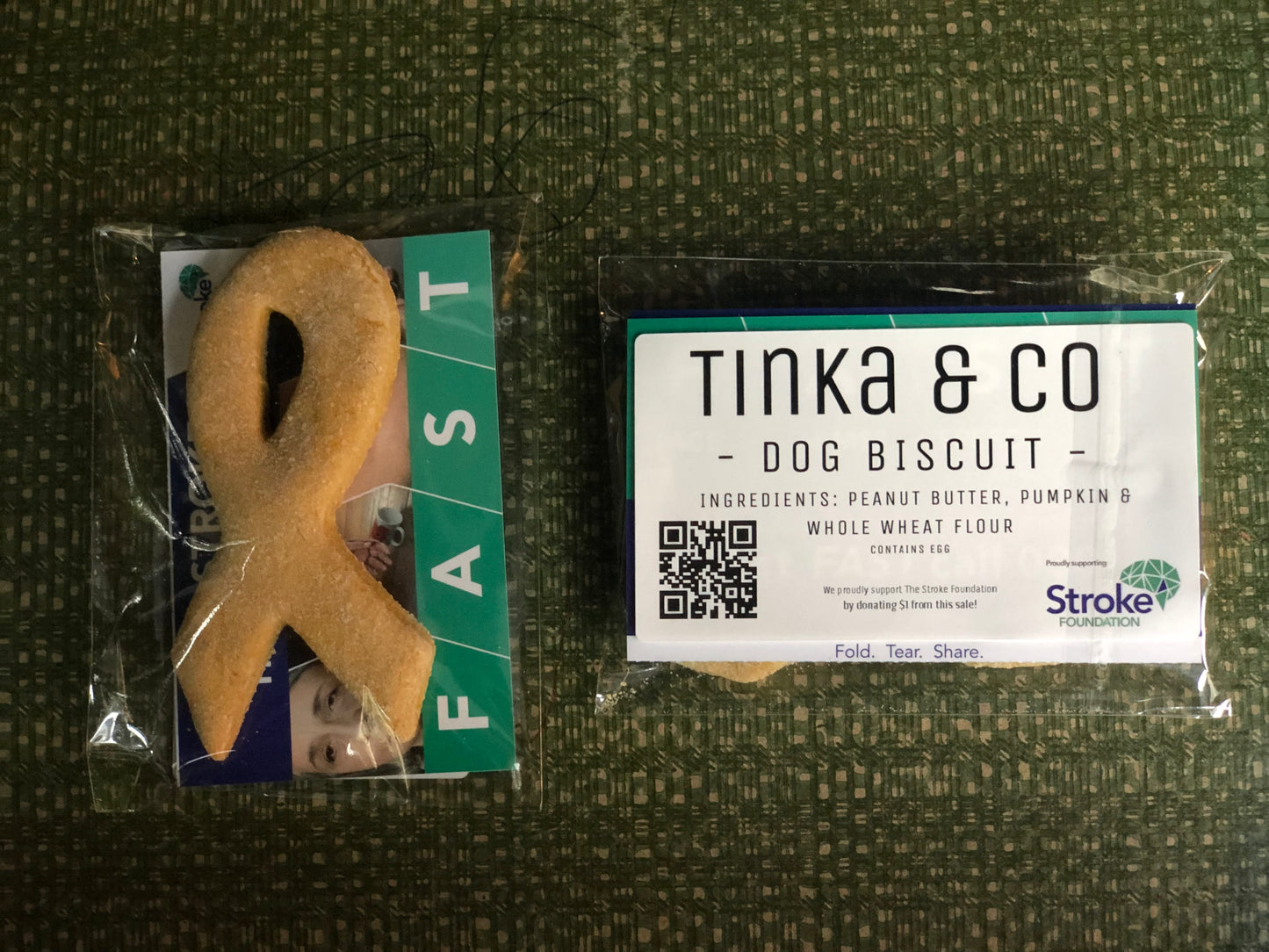 Stroke Awareness | Dog Treat Biscuit