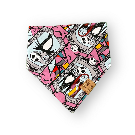 Jack & Sally - Halloween Dog Bandana