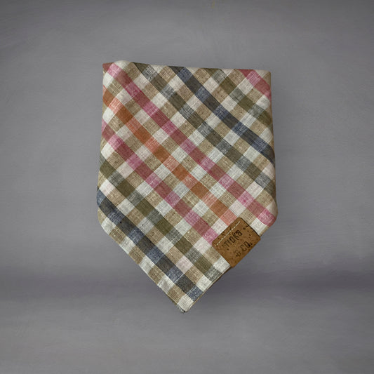 Pink & White - Dapper Dog Bandana