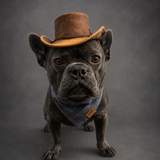 Plain Kangaroo Leather Dog Hat | Handmade in Australia