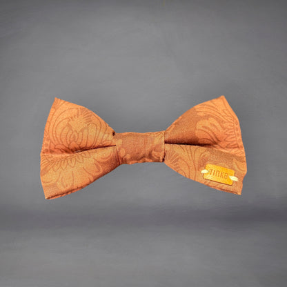 Floral Brown - Dog Bow-Ties