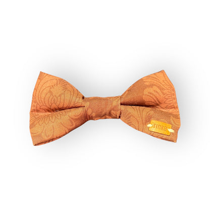 Floral Brown - Dog Bow-Ties