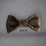 Mustard Wool Dapper Edit Dog Bow Tie — Handmade in Australia