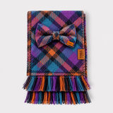 Purple Bundle | Human Scarf & Matching Dog Bow Tie — Handmade in Australia