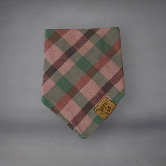 Pink Check - Dapper Dog Bandana