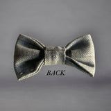 Light Grey Dapper Edit Dog Bow Tie — Handmade in Australia