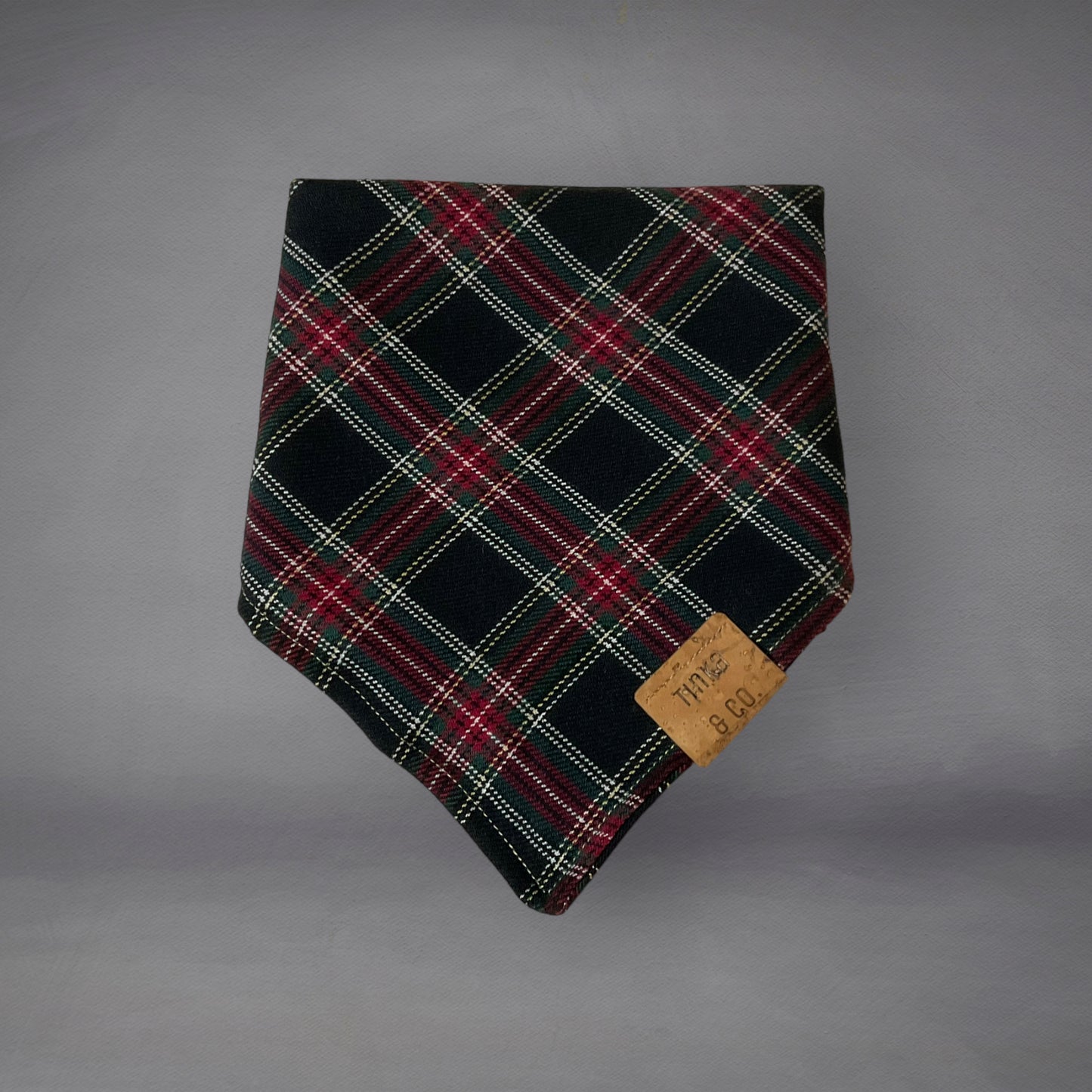 Black, Red, White and Green | Dapper Dog Bandana