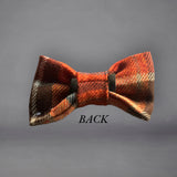 Marmalade Wool Plaid Dapper Edit Dog Bow Tie — Handmade in Australia