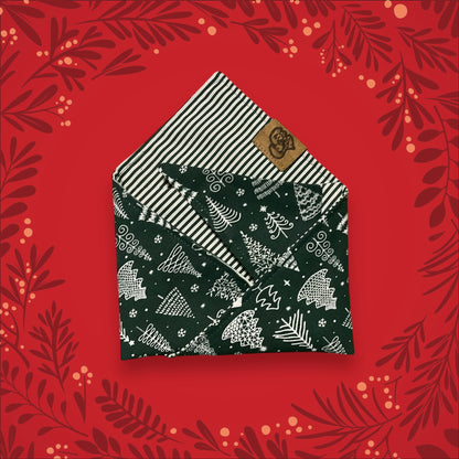 Christmas Trees | Green Reversible Dog Bandana