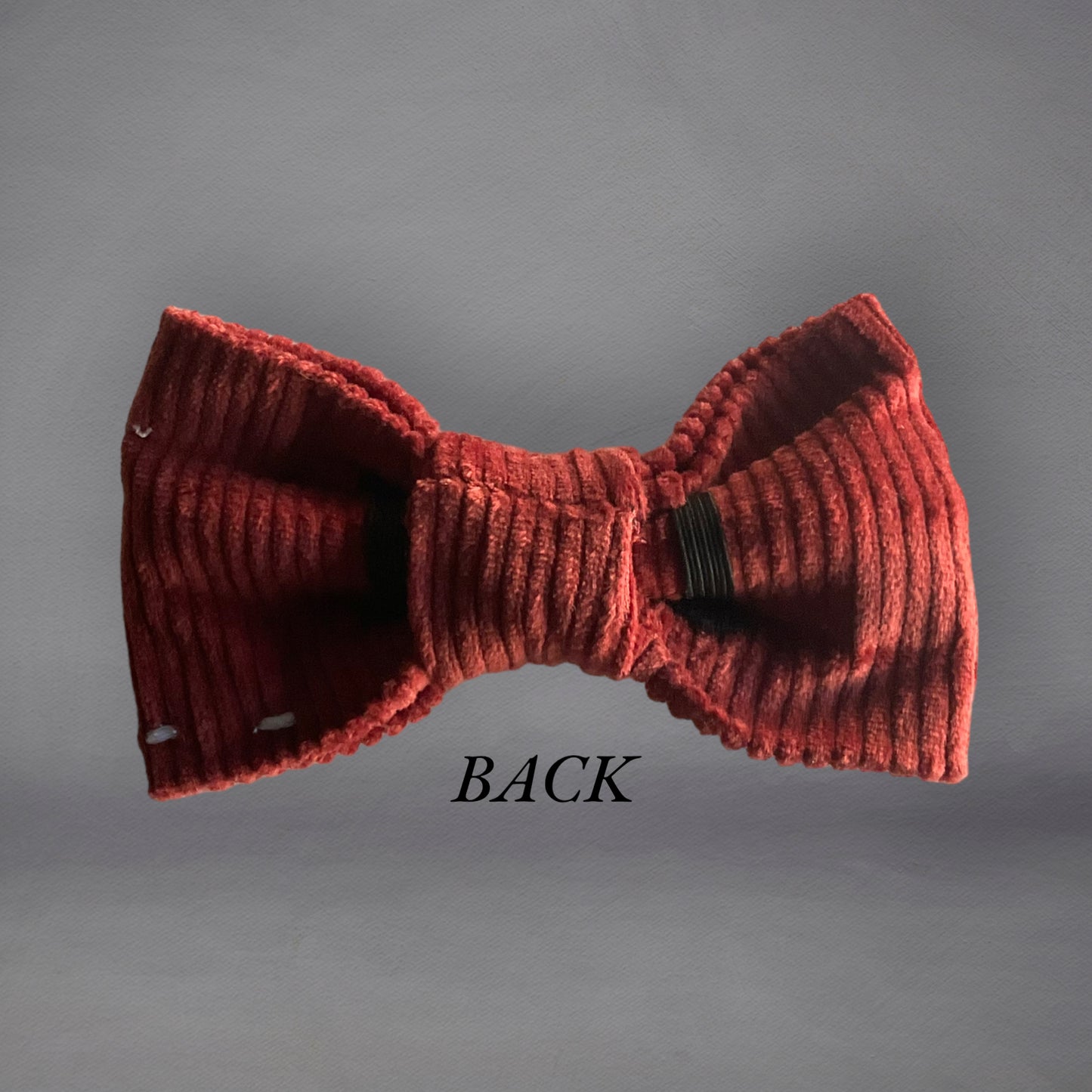 Dark Pink Corduroy | Dog Bow-Ties