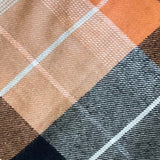 Orange Tartan  Print Edit Dog Bow Tie — Handmade in Australia