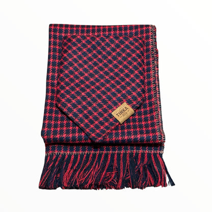 Red Bundle: Human Scarf and Matching Dog Bandana