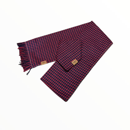 Red Bundle: Human Scarf and Matching Dog Bandana