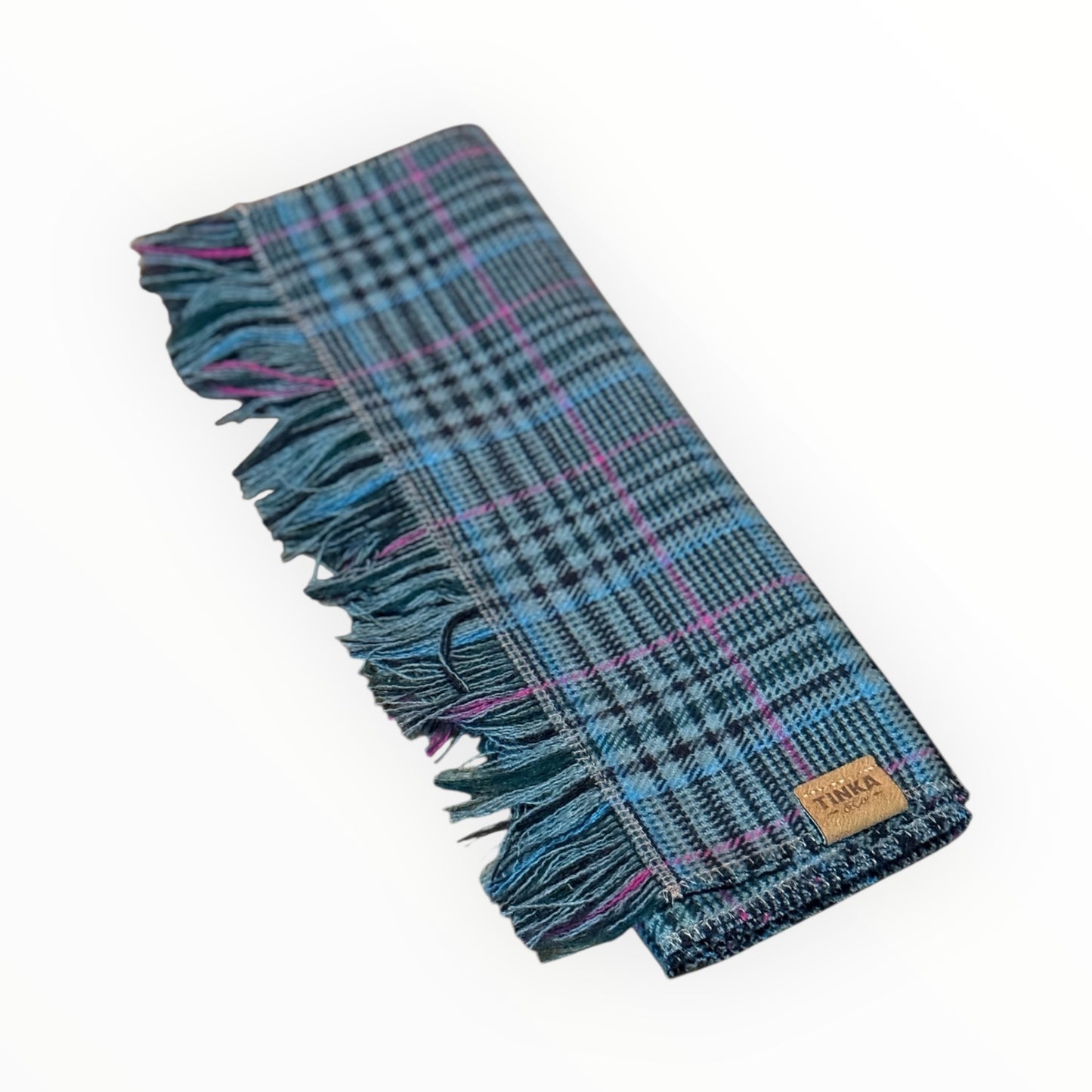 Blue & Pink Bundle: Human Scarf and Matching Dog Bandana