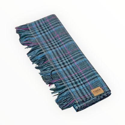 Blue & Pink Bundle: Human Scarf and Matching Dog Bandana
