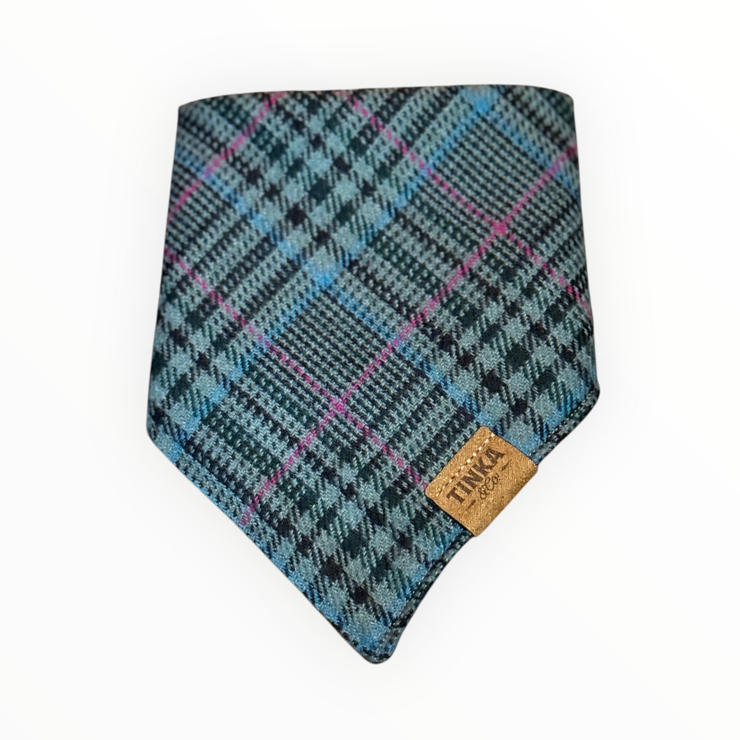 Blue & Pink Bundle: Human Scarf and Matching Dog Bandana