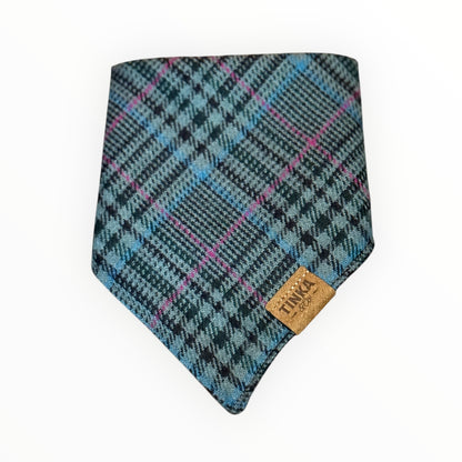 Blue & Pink Bundle: Human Scarf and Matching Dog Bandana