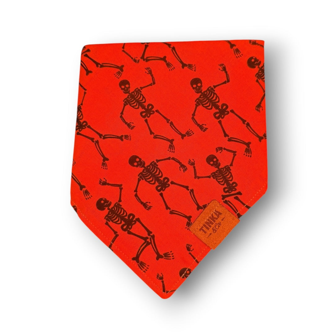 Skeleton Dance Halloween Dogs Bandana — Handmade in Australia