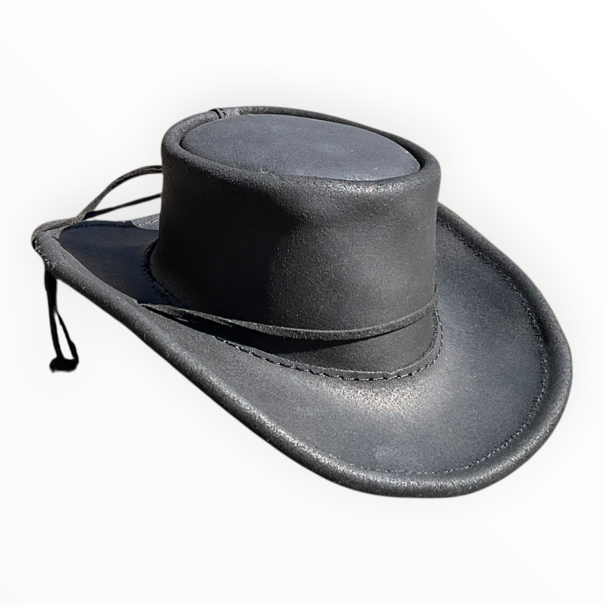 Plain Kangaroo Leather Dog Hat | Handmade in Australia