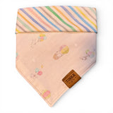 White Rabbit 2-in-1 Reversible Dog Bandana — Handmade in Australia
