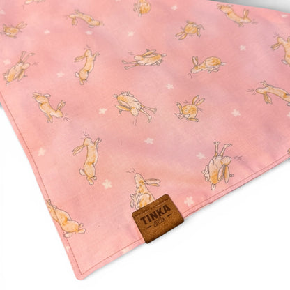Pink Rabbit 2-in-1 Reversible Bandana