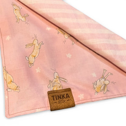 Pink Rabbit 2-in-1 Reversible Bandana