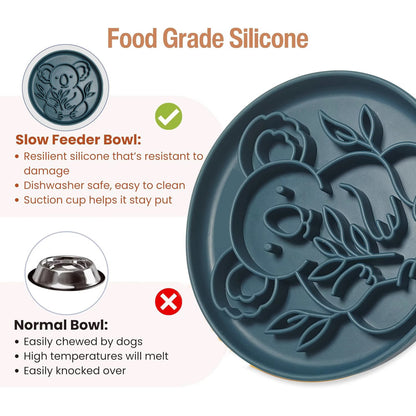 Koala Slow Feeder Bowl (Beige)