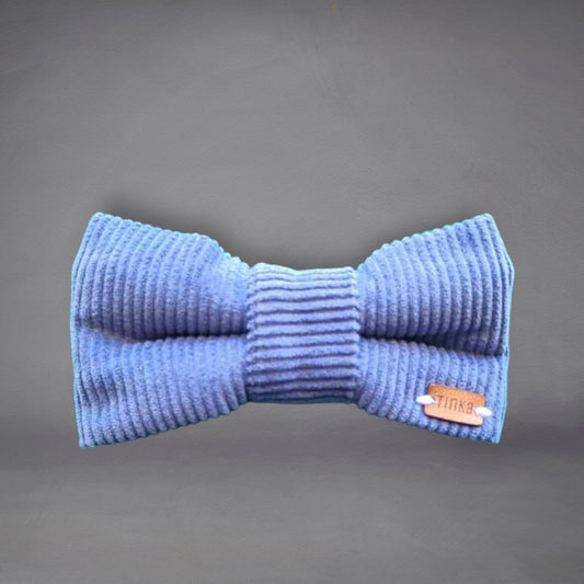 Light Blue Corduroy | Dog Bow-Ties