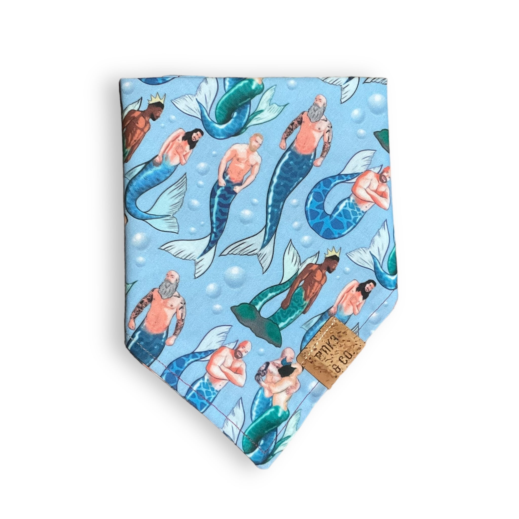 Merman Pride Dog Bandana — Handmade in Australia