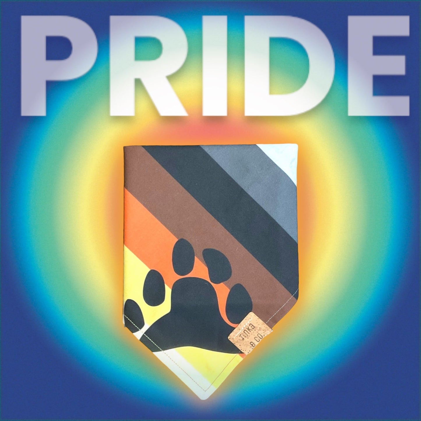 Bear Pride Flag | Dog Bandana