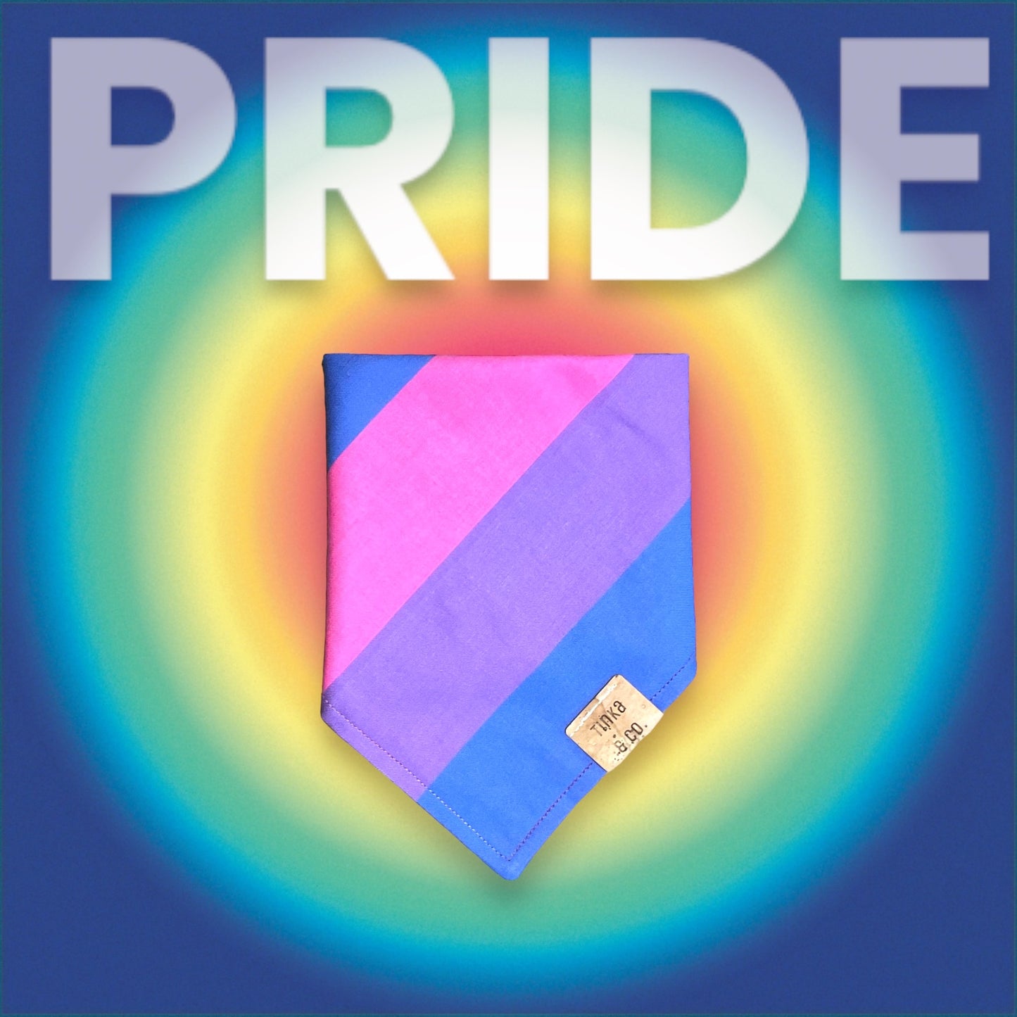 Bysexual Pride Flag | Dog Bandana