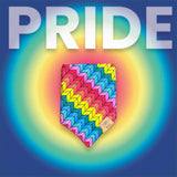 Rainbow ZigZag Dog Bandana — Handmade in Australia
