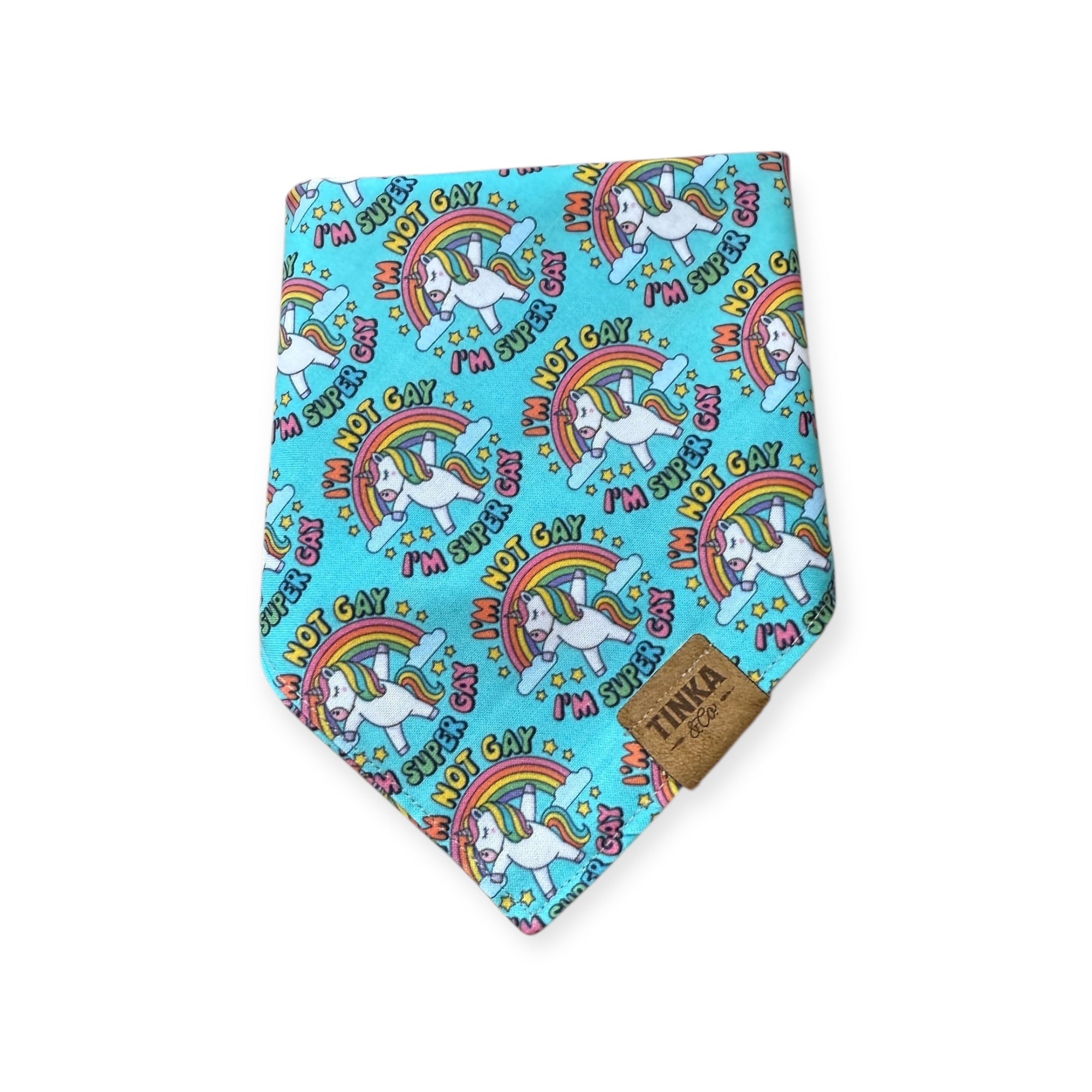 Super GAY Dog Bandana — Handmade in Australia