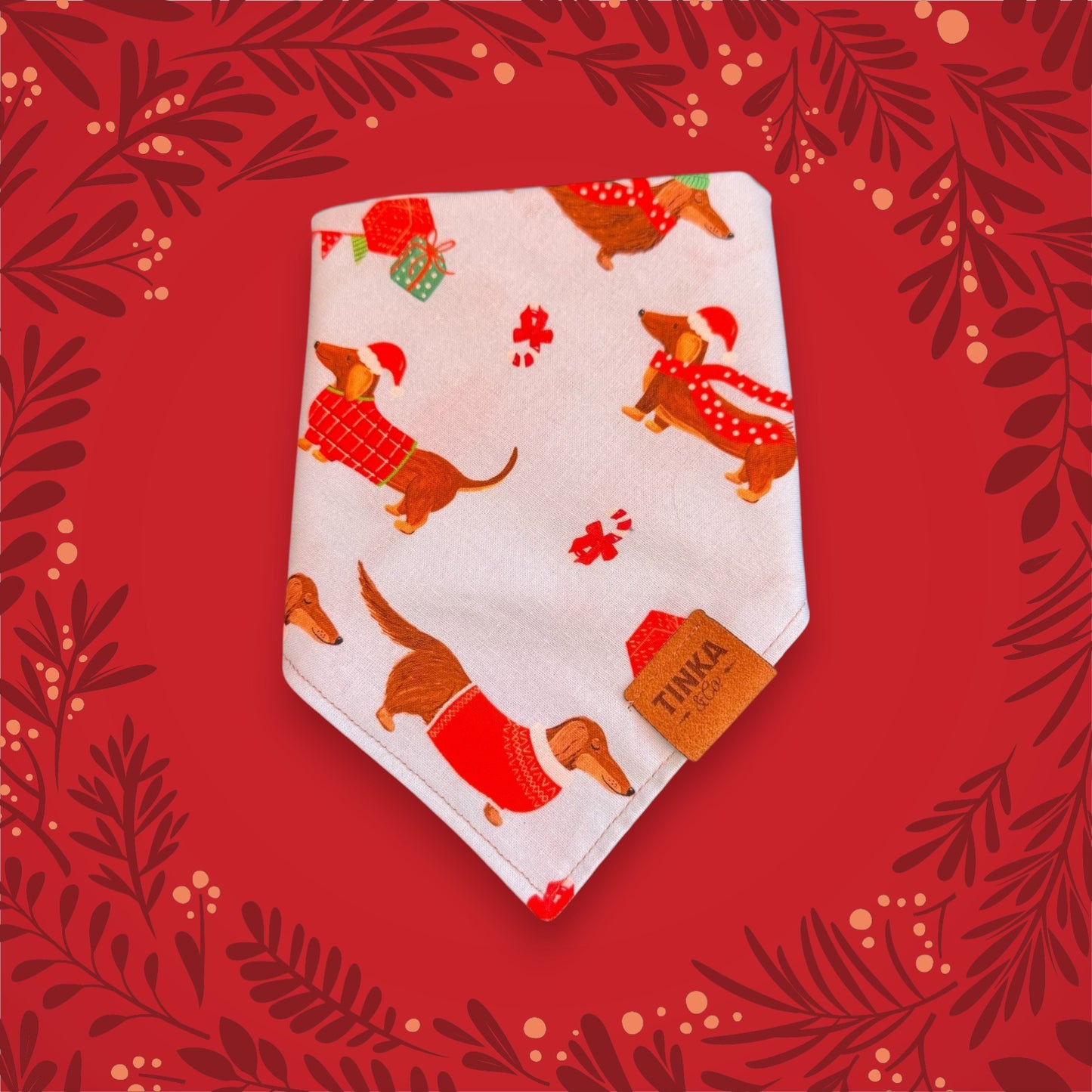 Dachshund  - Christmas Dog Bandana
