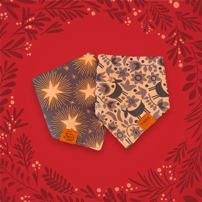 Limited Edition - Twinkle & Tails | Reversible Dog Bandana