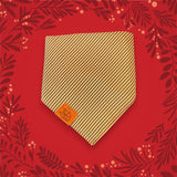 Limited Edition The Dapper Pine Green Reversible  Dog Bandana — Handmade in Australia
