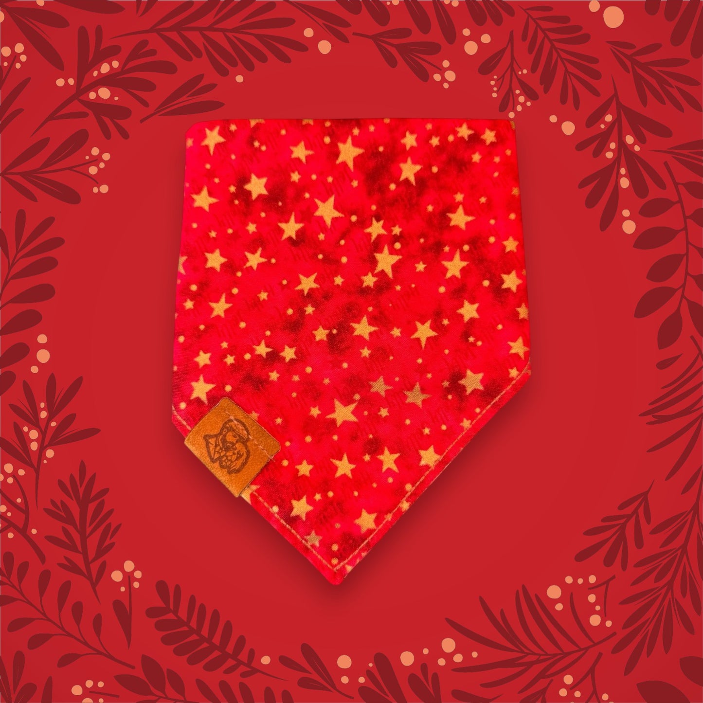 Limited Edition - Winterberry Robin | Reversible Dog Bandana